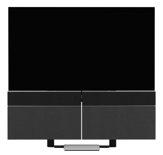 Poza cu Bang&Olufsen Beovision Harmony 77" floorstand + Sound Center Grey Mélange